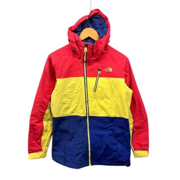 The North Face HyVent Jacket Women’s S Colorblock Nylon Ski Snowboard Shell - Picture 2 of 12